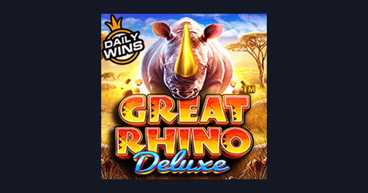 Raih Slot Maxwin di Great Rhino Deluxe, Sensasi Jackpot Progresif Terbesar